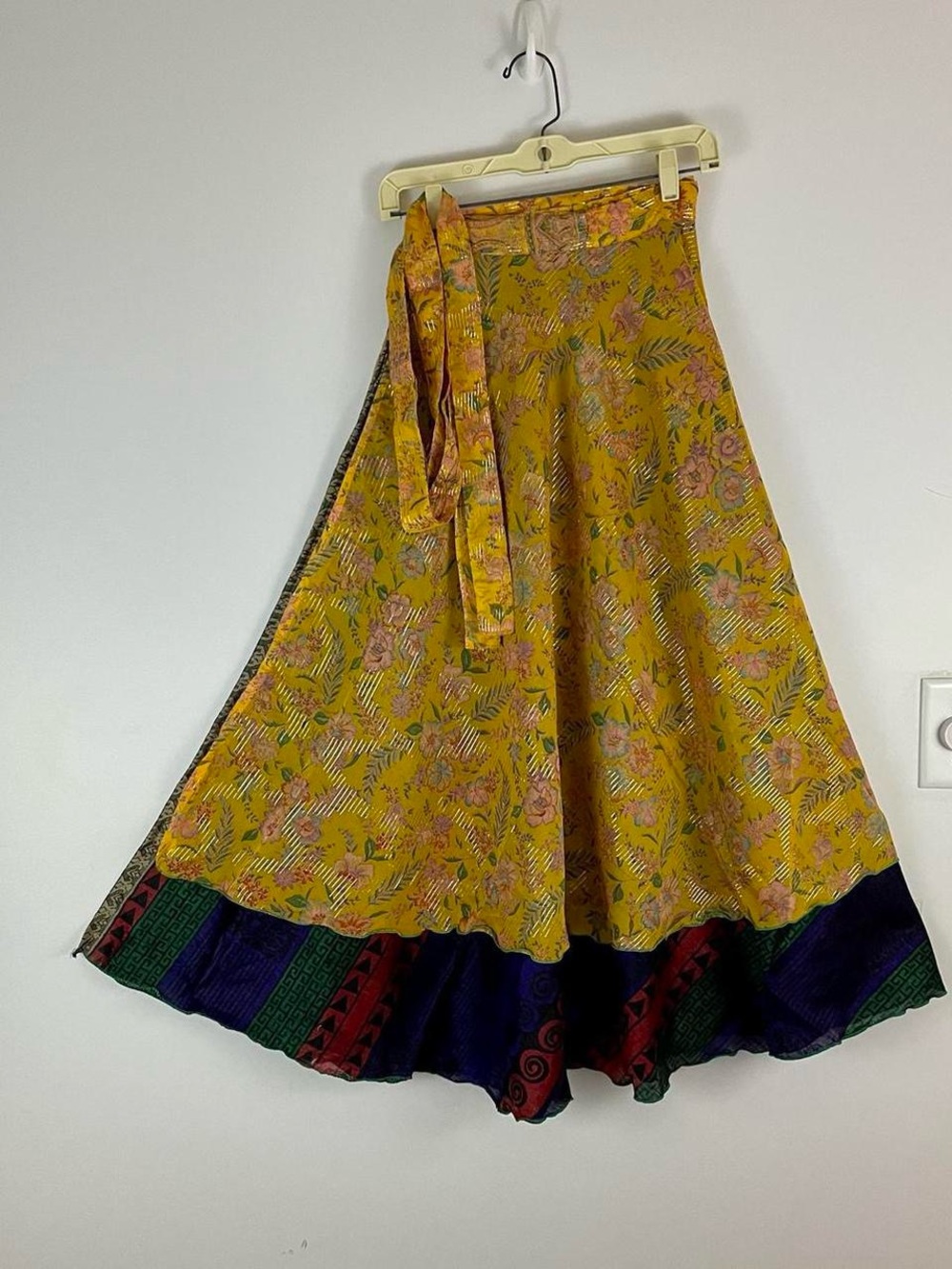 Reversible Wrap Maxi Skirts BINW706